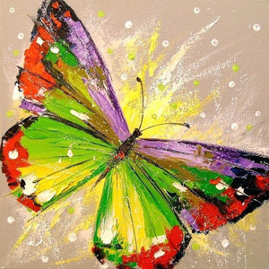 Butterfly Hand Painted Oil Painting / Canvas Wall Art UK HD011018