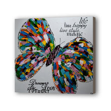 Load image into Gallery viewer, Butterfly Hand Painted Oil Painting / Canvas Wall Art UK HD011042
