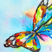 Load image into Gallery viewer, Butterfly Hand Painted Oil Painting / Canvas Wall Art UK HD011067

