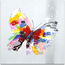 Load image into Gallery viewer, Butterfly Hand Painted Oil Painting / Canvas Wall Art UK HD011081
