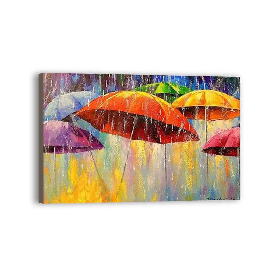 Umbrella Hand Painted Oil Painting / Canvas Wall Art UK HD011133