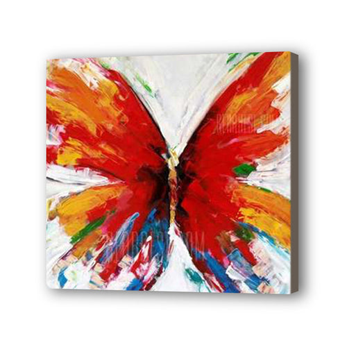 Butterfly Hand Painted Oil Painting / Canvas Wall Art UK HD011149