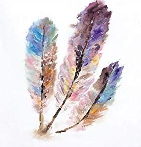 Leaf Hand Painted Oil Painting / Canvas Wall Art UK HD011154