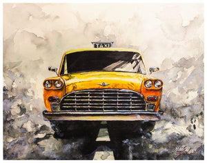 Car Hand Painted Oil Painting / Canvas Wall Art UK HD011241