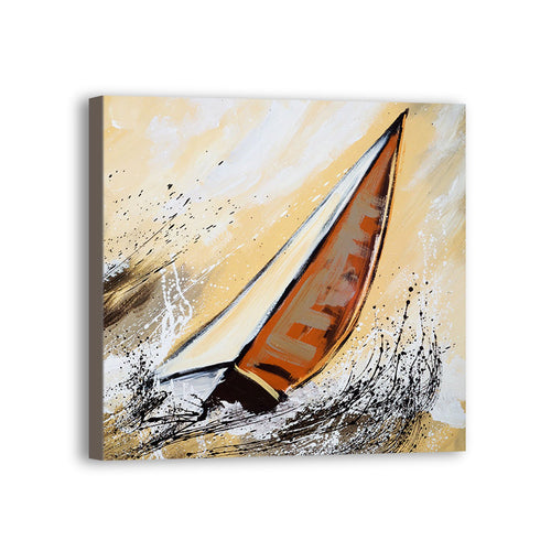 Boat Hand Painted Oil Painting / Canvas Wall Art UK HD06586