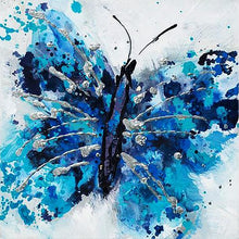Load image into Gallery viewer, Butterfly Hand Painted Oil Painting / Canvas Wall Art UK HD06612
