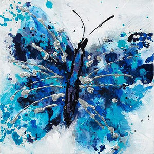 Butterfly Hand Painted Oil Painting / Canvas Wall Art UK HD06612