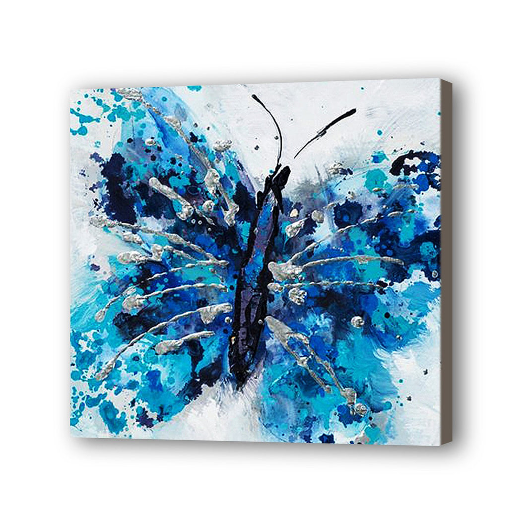 Butterfly Hand Painted Oil Painting / Canvas Wall Art UK HD06612