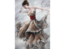 Load image into Gallery viewer, Girl Hand Painted Oil Painting / Canvas Wall Art UK HD06618
