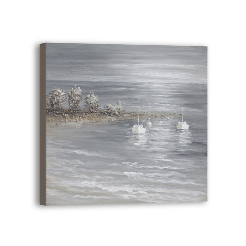 Boat Hand Painted Oil Painting / Canvas Wall Art UK HD06619