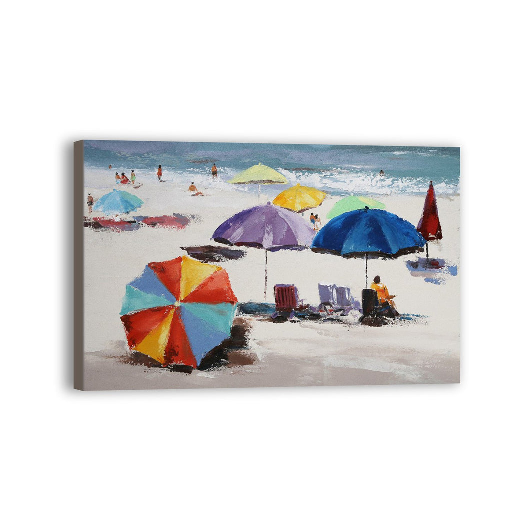 Beach Hand Painted Oil Painting / Canvas Wall Art UK HD06626