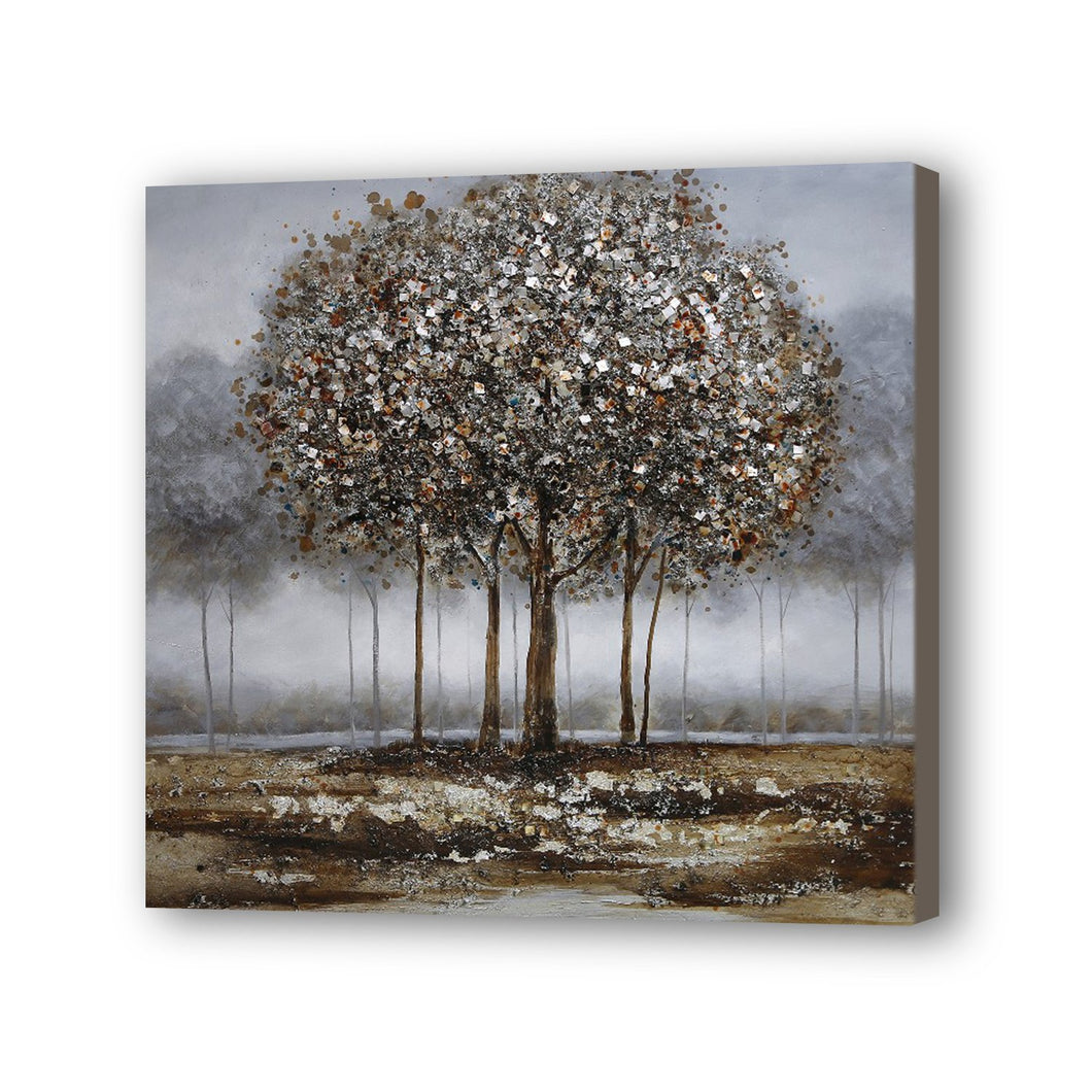 Tree Hand Painted Oil Painting / Canvas Wall Art UK HD06632