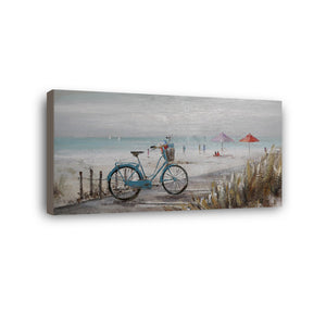 Bicycle Hand Painted Oil Painting / Canvas Wall Art HD06633