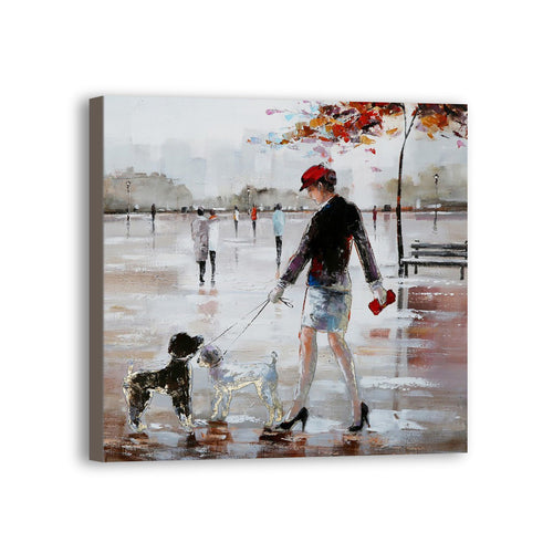 Woman Hand Painted Oil Painting / Canvas Wall Art UK HD06635