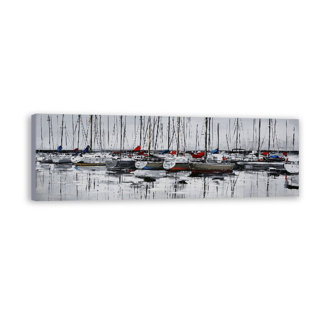 Boat Hand Painted Oil Painting / Canvas Wall Art UK HD06648