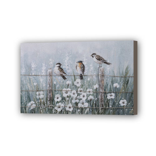 Bird Hand Painted Oil Painting / Canvas Wall Art UK HD06664
