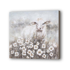 Bull Hand Painted Oil Painting / Canvas Wall Art UK HD06670