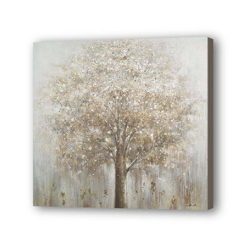 Tree Hand Painted Oil Painting / Canvas Wall Art UK HD06671