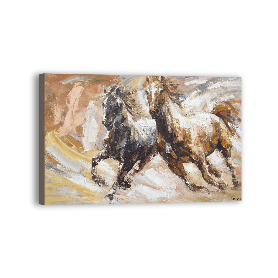 Horse Hand Painted Oil Painting / Canvas Wall Art HD06678