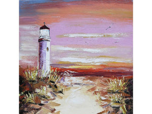 Lighthouse Hand Painted Oil Painting / Canvas Wall Art UK HD06685