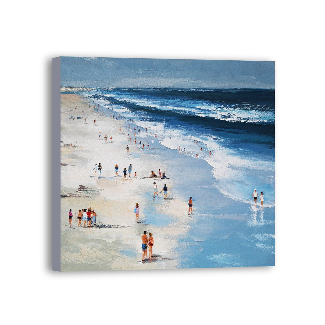 Beach Hand Painted Oil Painting / Canvas Wall Art UK HD06686