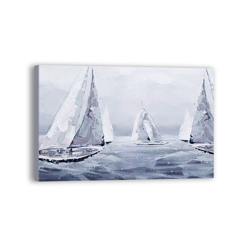 Boat Hand Painted Oil Painting / Canvas Wall Art UK HD06699