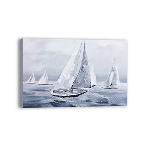 Boat Hand Painted Oil Painting / Canvas Wall Art UK HD06670
