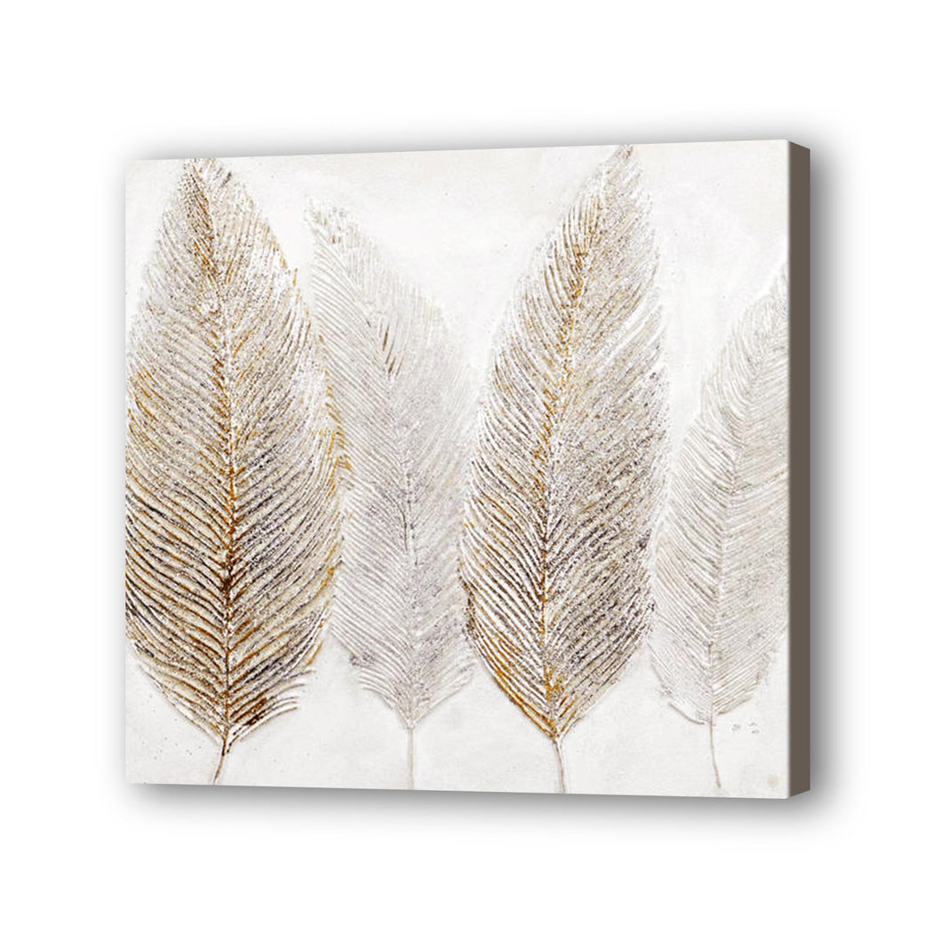Leaf Hand Painted Oil Painting / Canvas Wall Art UK HD06724