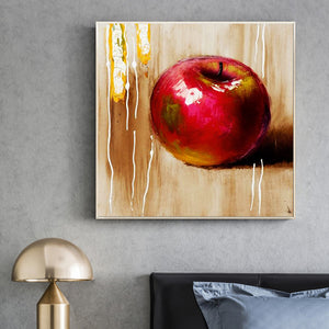 Apple Hand Painted Oil Painting / Canvas Wall Art HD06725