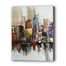 Load image into Gallery viewer, City Hand Painted Oil Painting / Canvas Wall Art HD06727
