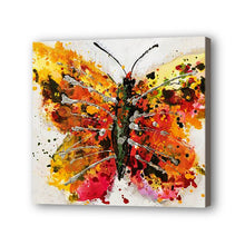 Load image into Gallery viewer, Butterfly Hand Painted Oil Painting / Canvas Wall Art UK HD06737
