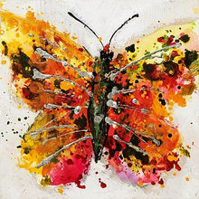 Load image into Gallery viewer, Butterfly Hand Painted Oil Painting / Canvas Wall Art UK HD06737
