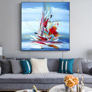Abstract Hand Painted Oil Painting / Canvas Wall Art HD06741