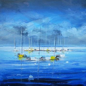 Boat Hand Painted Oil Painting / Canvas Wall Art UK HD06748