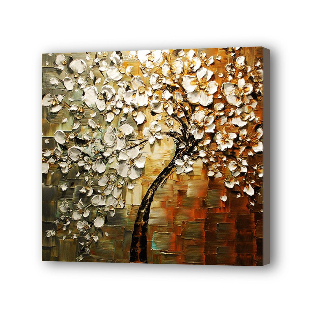Tree Hand Painted Oil Painting / Canvas Wall Art UK HD06749