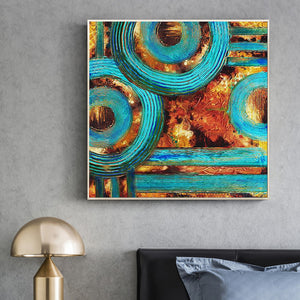 Abstract Hand Painted Oil Painting / Canvas Wall Art HD06754
