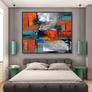 Abstract Hand Painted Oil Painting / Canvas Wall Art HD06763