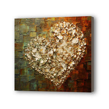 Load image into Gallery viewer, Heart Hand Painted Oil Painting / Canvas Wall Art UK HD06766
