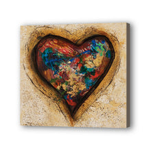 Load image into Gallery viewer, Heart Hand Painted Oil Painting / Canvas Wall Art HD06851
