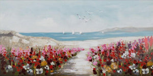 Beach Hand Painted Oil Painting / Canvas Wall Art UK HD06893