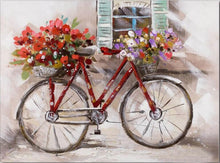 Load image into Gallery viewer, Bicycle Hand Painted Oil Painting / Canvas Wall Art UK HD06900
