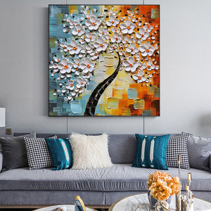 Abstract Art Tree Hand Painted Oil Painting / Canvas Wall Art HD06959