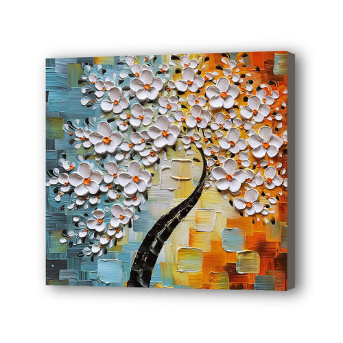 Abstract Art Tree Hand Painted Oil Painting / Canvas Wall Art UK HD06959