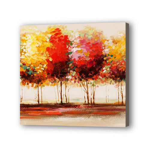 Tree Hand Painted Oil Painting / Canvas Wall Art UK HD06998