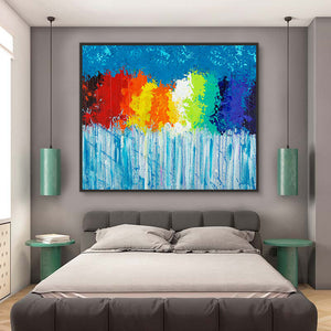 Abstract Hand Painted Oil Painting / Canvas Wall Art HD07001