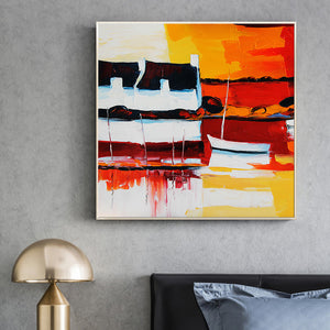 Abstract Hand Painted Oil Painting / Canvas Wall Art HD07003