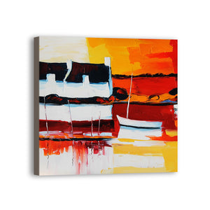 Abstract Hand Painted Oil Painting / Canvas Wall Art UK HD07003