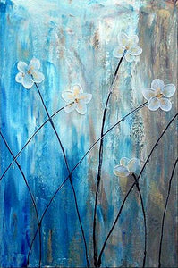 Flower Hand Painted Oil Painting / Canvas Wall Art UK HD07008