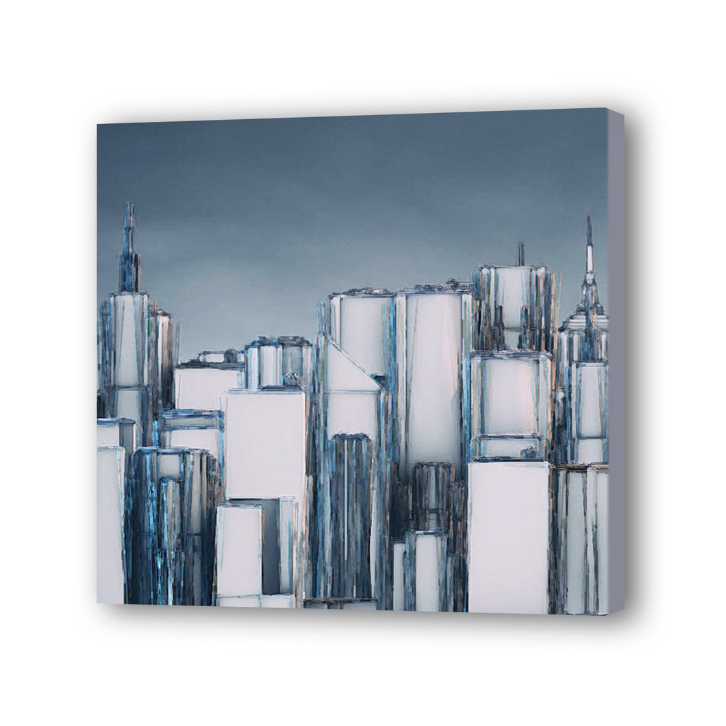 City Hand Painted Oil Painting / Canvas Wall Art HD07072