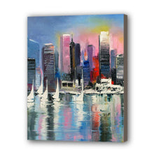 Load image into Gallery viewer, City Hand Painted Oil Painting / Canvas Wall Art HD07093
